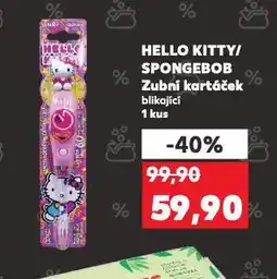 Kaufland Spongebob zubní kartáček nabídka