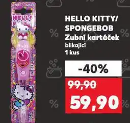 Kaufland Hello kitty zubní kartáček nabídka