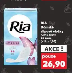 Kaufland Ria dámské slipové vložky nabídka