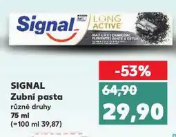 Kaufland Signal zubní pasta nabídka
