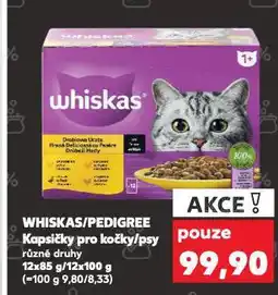 Kaufland Whiskas kapsičky pro kočky nabídka