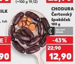 Kaufland Chodura čertovský špekáček nabídka