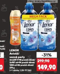Kaufland Lenor vonné perly nabídka