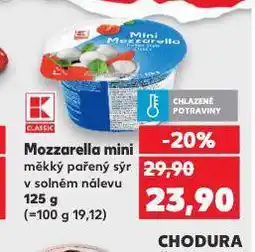 Kaufland Mozzarella mini nabídka