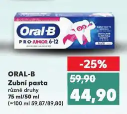 Kaufland Oral b zubní pasta nabídka