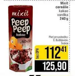 Jip Mixit cereálie kakao vanilka 240 g nabídka