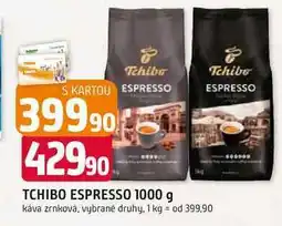 Trefa TCHIBO ESPRESSO 1000 g káva zrnková, vybrané druhy nabídka