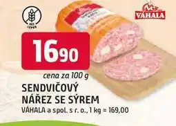 Trefa SENDVIČOVÝ NÁŘEZ SE SÝREM VÁHALA 100g nabídka