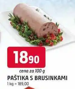 Trefa PAŠTIKA S BRUSINKAMI 100 g nabídka