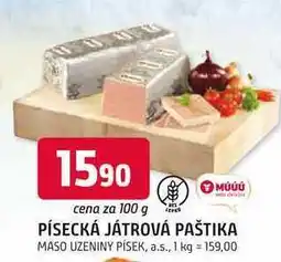 Trefa PÍSECKÁ JÁTROVÁ PAŠTIKA 100g nabídka