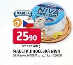 Trefa MADETA JIHOČESKÁ NIVA 60% tuku, 100g nabídka