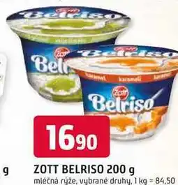 Trefa ZOTT BELRISO 200 g mléčná rýže nabídka