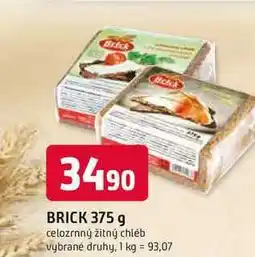 Trefa BRICK 375 g celozrnný žitný chléb nabídka