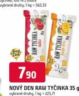 Trefa NOVÝ DEN RAW TYČINKA 35 g nabídka