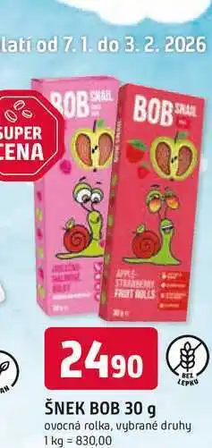 Trefa ŠNEK BOB 30 g nabídka