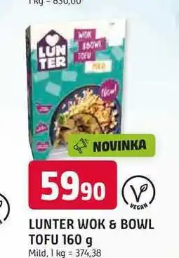 Trefa LUNTER WOK & BOWL TOFU 160 g nabídka