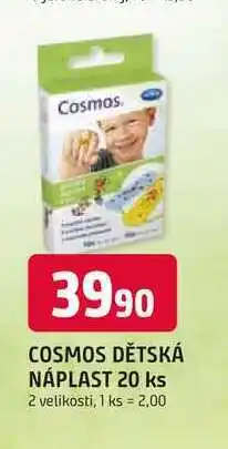Trefa COSMOS DĚTSKÁ NÁPLAST 20 ks 2 velikosti nabídka