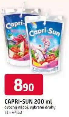 Trefa CAPRI-SUN 200 ml nabídka