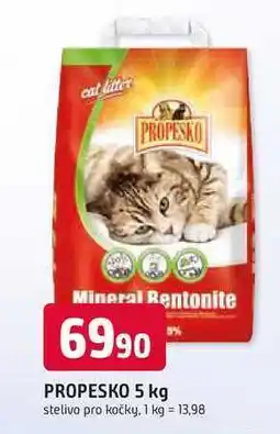 Trefa PROPESKO 5 kg stelivo pro kočky nabídka