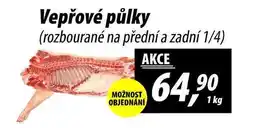 ZEMAN Vepřové půlky (rozbourané na přední a zadní 1/4), 1 kg nabídka