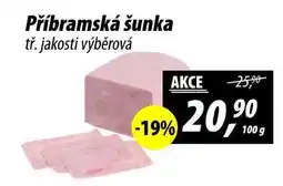 ZEMAN Příbramská šunka tř. jakosti výběrová, 100 g nabídka