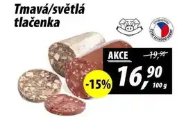 ZEMAN Tmavá/světlá tlačenka, 100 g nabídka