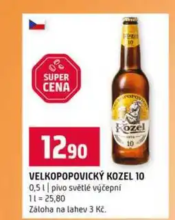 Terno VELKOPOPOVICKÝ KOZEL 10 0,5l nabídka