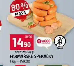 Terno FARMÁŘSKÉ ŠPEKÁČKY 100g nabídka