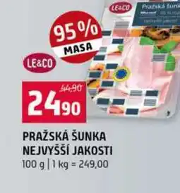 Terno PRAŽSKÁ ŠUNKA NEJVYŠŠÍ JAKOSTI 100 g nabídka