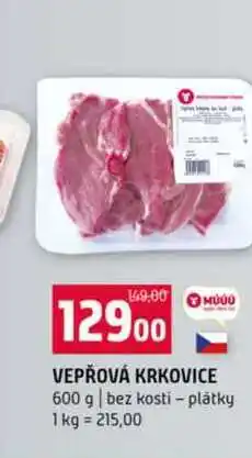 Terno VEPŘOVÁ KRKOVICE 600 g bez kosti plátky nabídka