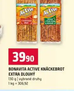 Terno BONAVITA ACTIVE KNÄCKEBROT EXTRA DLOUHÝ 130 g vybrané druhy nabídka