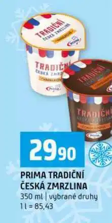 Terno PRIMA TRADIČNÍ ČESKÁ ZMRZLINA 350 ml vybrané druhy nabídka