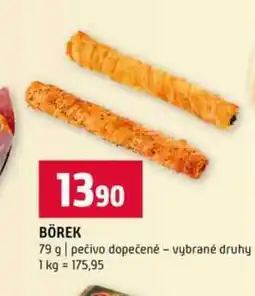 Terno BÖREK 79 g pečivo dopečené vybrané druhy nabídka