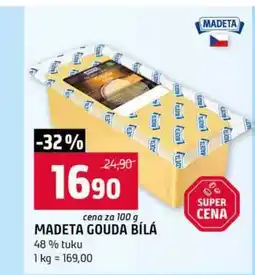Terno MADETA GOUDA BÍLÁ 48 % tuku 100g nabídka