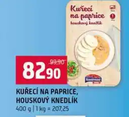 Terno KUŘECÍ NA PAPRICE, HOUSKOVÝ KNEDLÍK 400 g nabídka