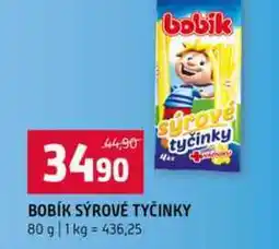 Terno BOBÍK SÝROVÉ TYČINKY 80 g nabídka