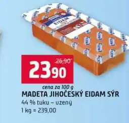 Terno MADETA JIHOČESKÝ EIDAM SÝR 44 % tuku uzený 100g nabídka