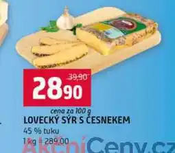 Terno LOVECKÝ SÝR S ČESNEKEM 45% tuku 100g nabídka