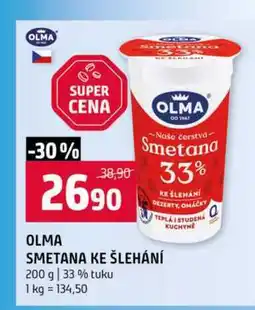 Terno OLMA SMETANA KE ŠLEHÁNÍ 200 g 33% tuku nabídka