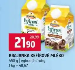 Terno KRAJANKA KEFÍROVÉ MLÉKO 450 g vybrané druhy nabídka