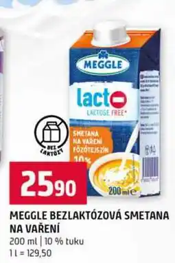 Terno MEGGLE BEZLAKTÓZOVÁ SMETANA NA VAŘENÍ 200 ml 10% tuku nabídka