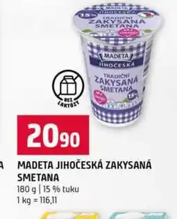 Terno MADETA JIHOČESKÁ ZAKYSANÁ SMETANA 180 g 15 % tuku nabídka