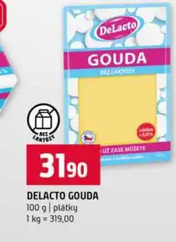 Terno DELACTO GOUDA 100 g plátky nabídka