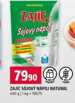 Terno ZAJÍC SÓJOVÝ NÁPOJ NATURAL 400 g nabídka