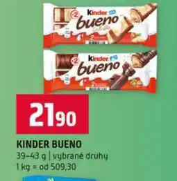 Terno Kinder bueno 39-43 g vybrané druhy nabídka