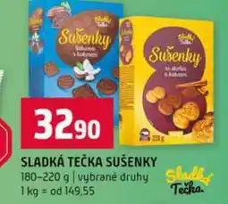 Terno SLADKÁ TEČKA SUŠENKY 180-220 g vybrané druhy nabídka