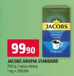 Terno JACOBS AROMA STANDARD 250 g káva mletá nabídka