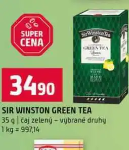 Terno SIR WINSTON GREEN TEA 35 g čaj zelený vybrané druhy nabídka