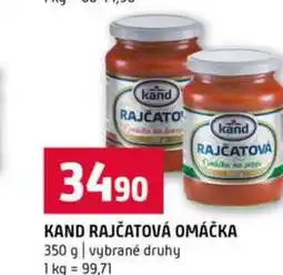 Terno KAND RAJČATOVÁ OMÁČKA 350 g vybrané druhy nabídka