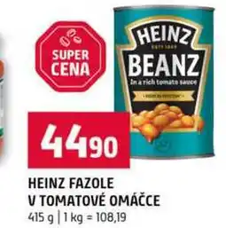 Terno HEINZ FAZOLE V TOMATOVÉ OMÁČCE 415 g nabídka